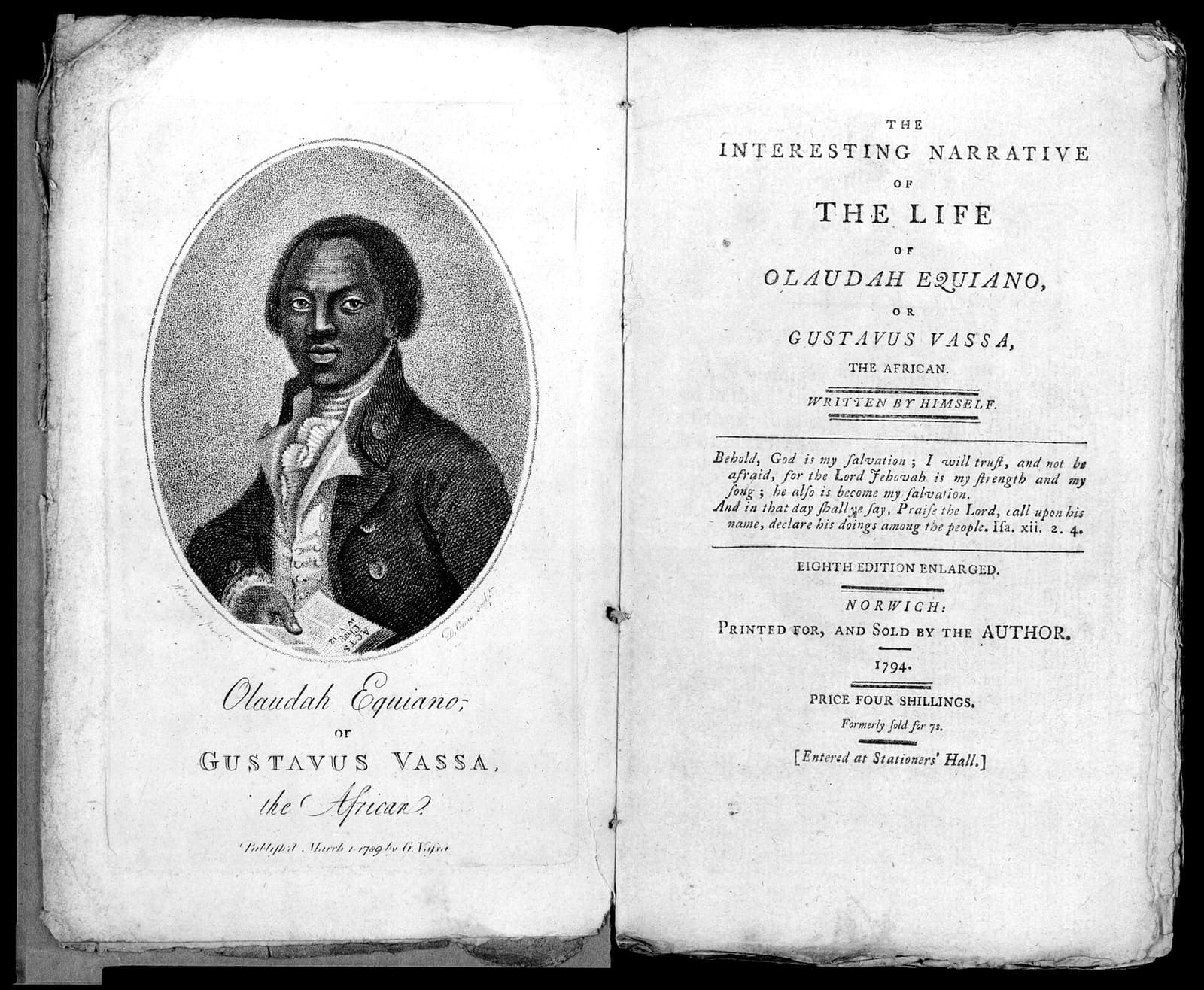 An engraved portrait facing the printed title page of an eighteenth-century book.