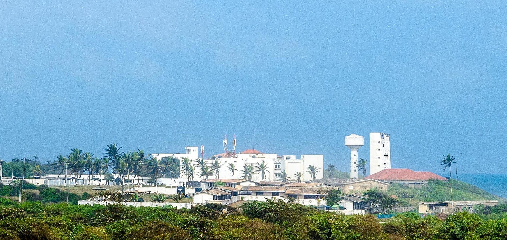 Christiansborg Castle in Osu, Accra.