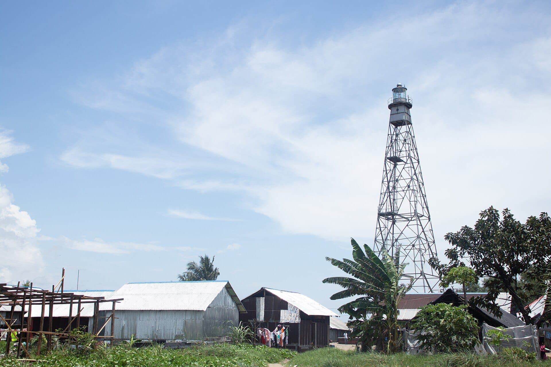 The old NPA lighthouse at Finima, Bonny Island.