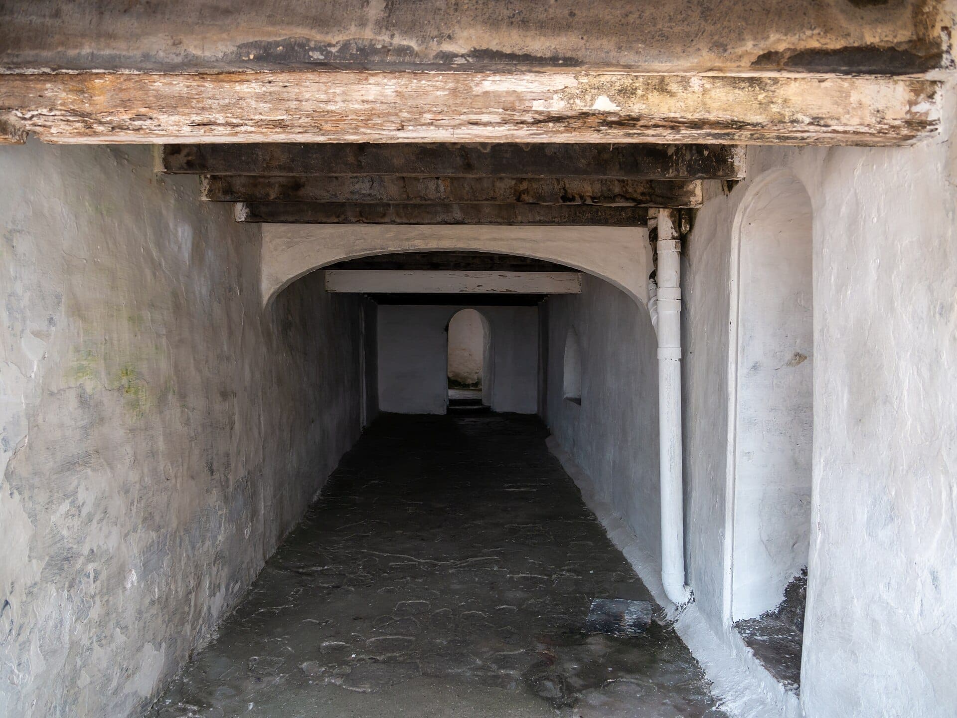 A hallway inside Elmina Castle.