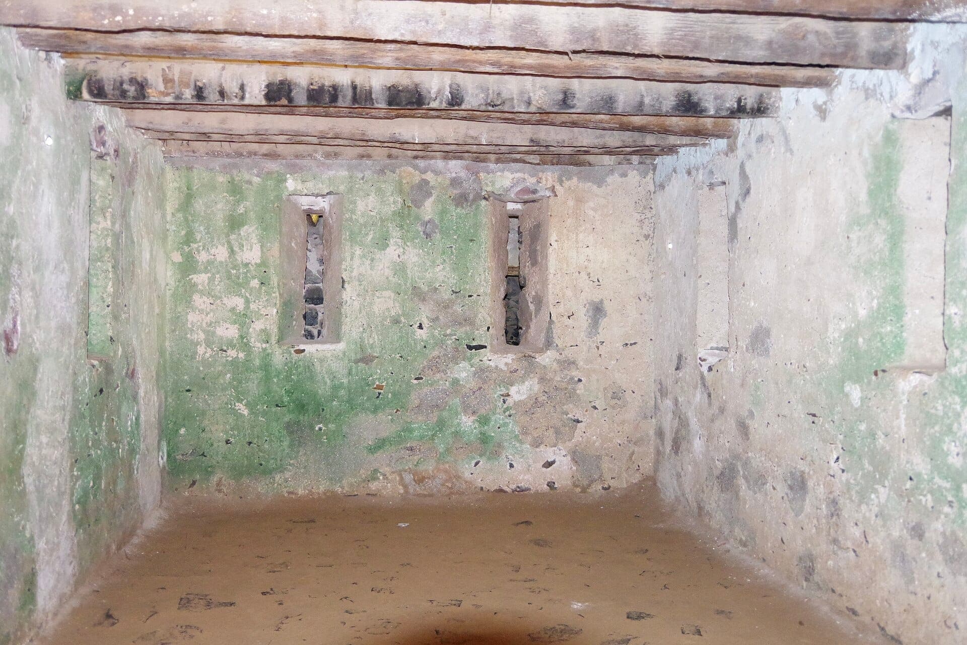 A room inside the Maison des Esclaves on Gorée.