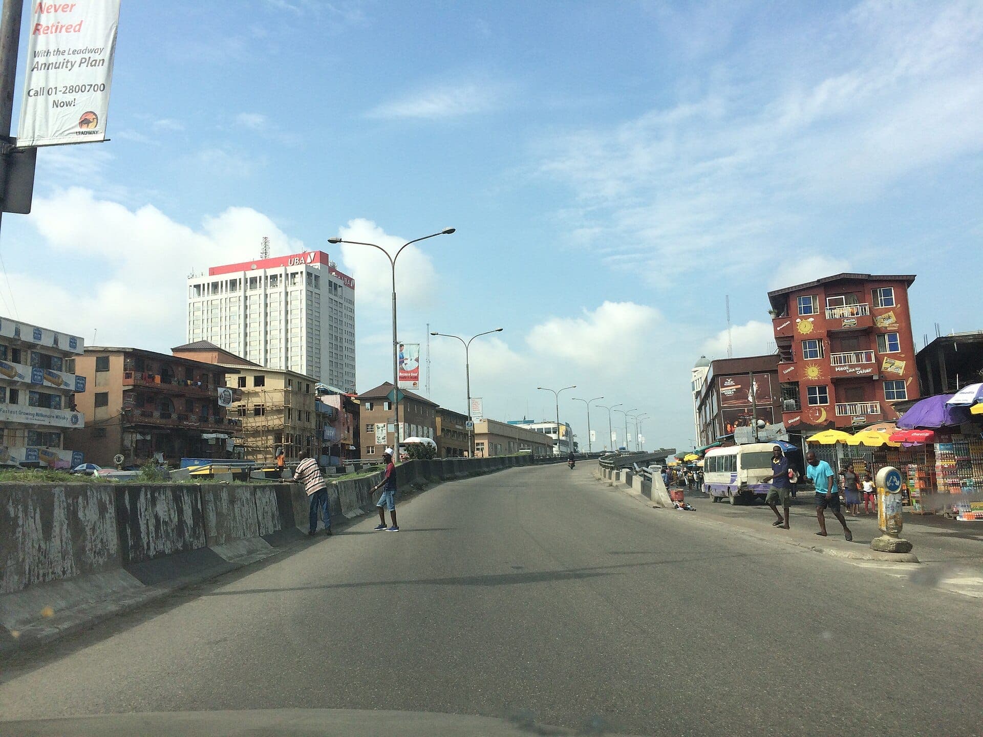 Marina Road on Lagos Island.